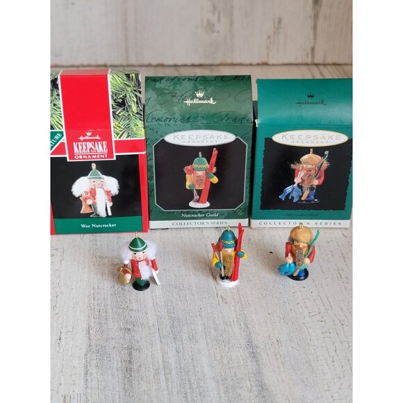 Hallmark miniature Nutcracker ornament Xmas unique variety set - Picture 1 of 5